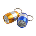 Mini Pocket Torch Keychain Light 6 White LED Egg Flashlight